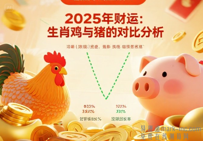 鸡和猪哪个财运好一点，生肖鸡和猪2025年财运男女对比分析
