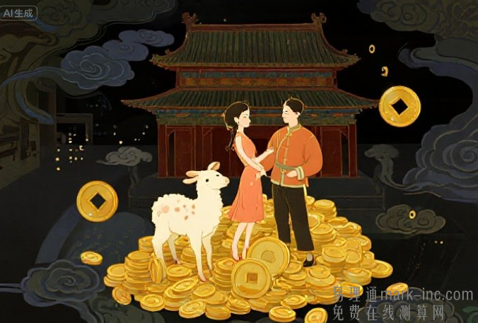 属羊女和属马男人的财运