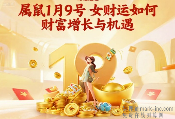 属鼠1月9号女财运如何 