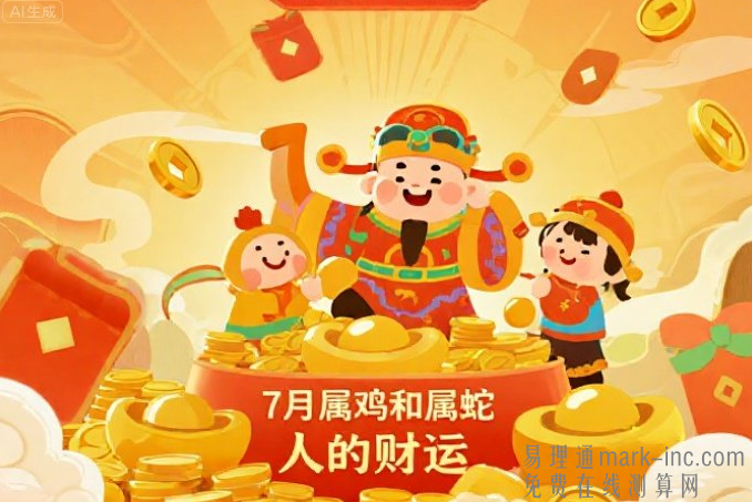 7月属鸡和属蛇人的财运