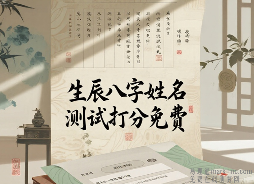 生辰八字姓名测试打分免费