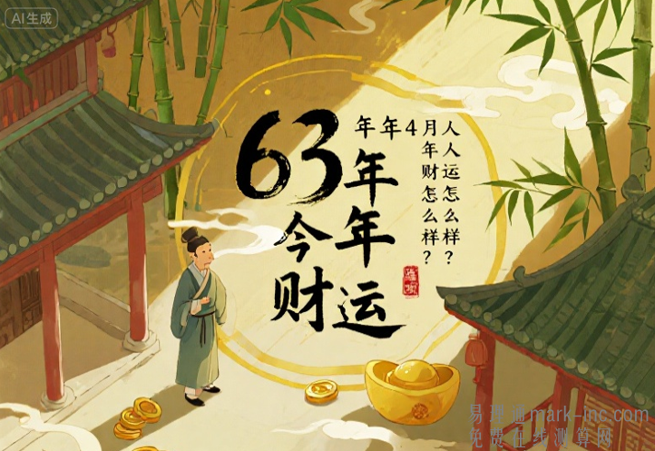 63年4月生人今年财运怎么样？