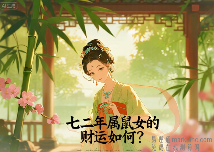 七二年属鼠女的财运如何：