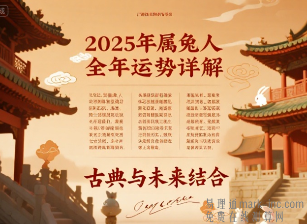 2025年属兔人全年运势详解 事业财运感情健康完整版