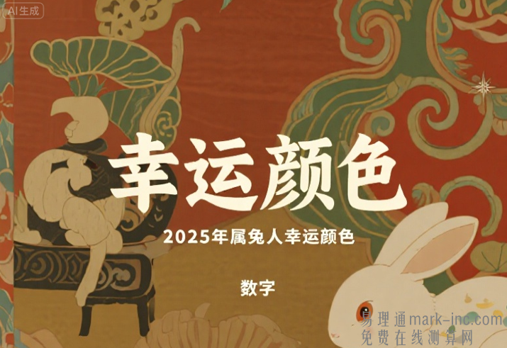 2025年属兔人幸运颜色和数字是什么？附详细解析