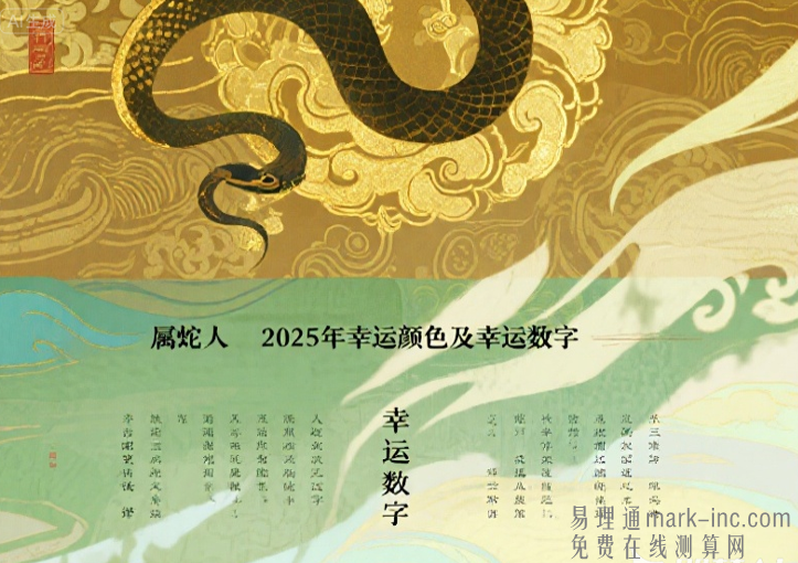 属蛇人2025年幸运颜色及幸运数字 全年运势详解